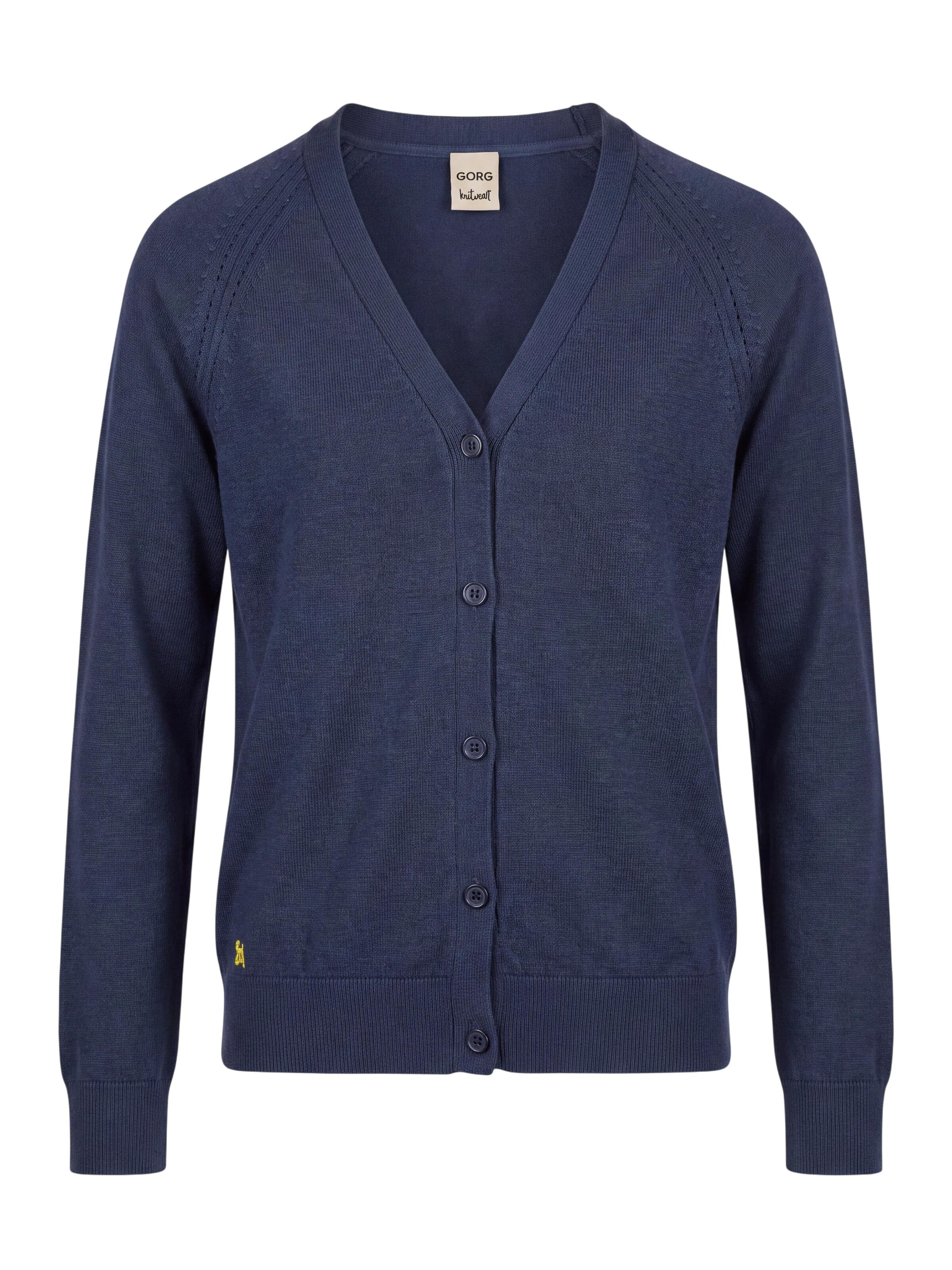 GORG Knit Cardigan in Blue: front