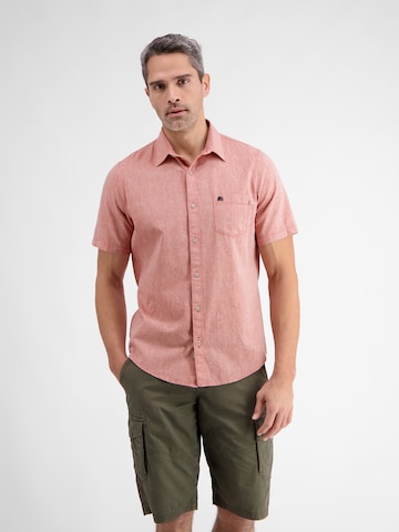 LERROS Regular fit Button Up Shirt in Red: front