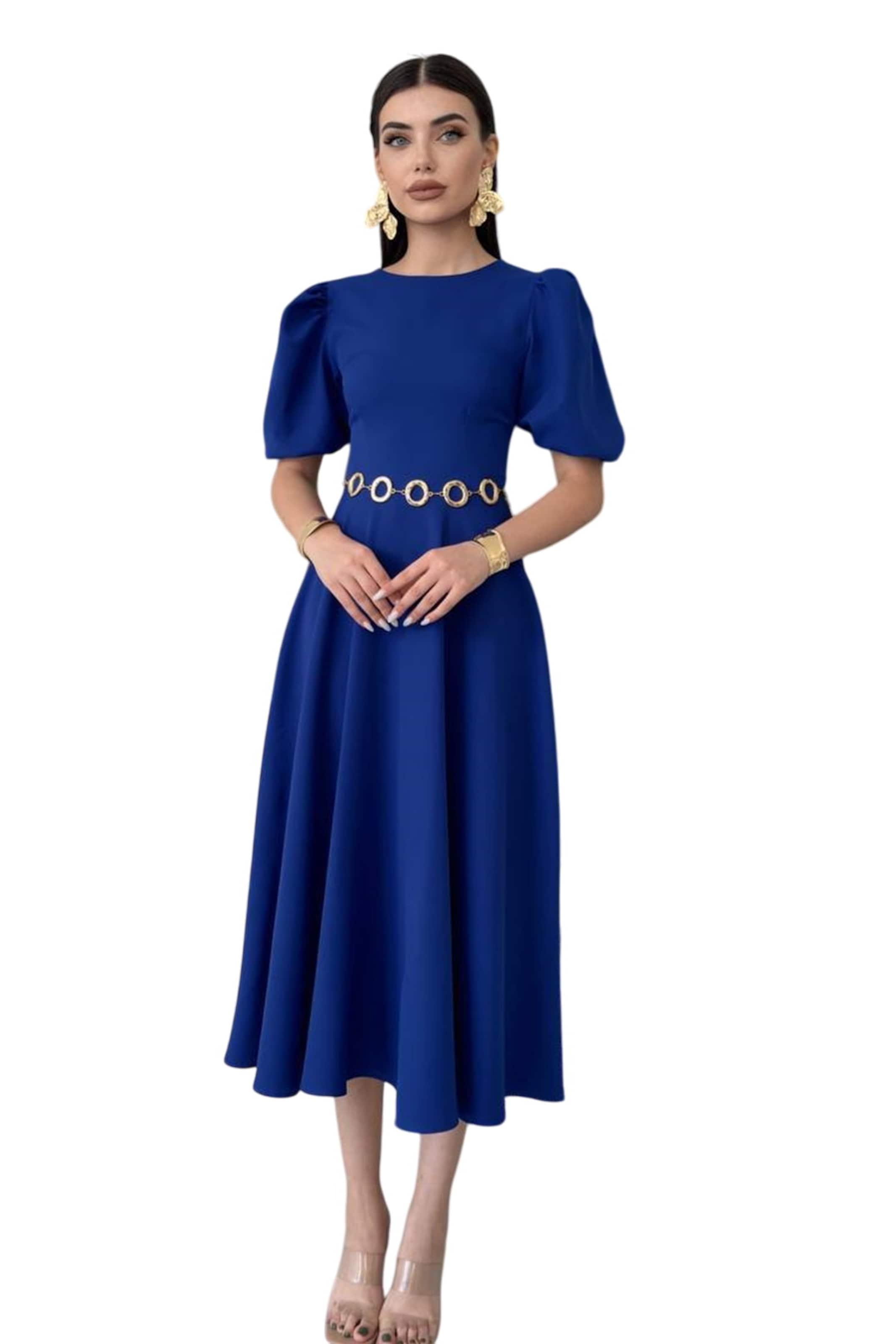 WOMAN VISION Kleid in Blau: Vorderseite