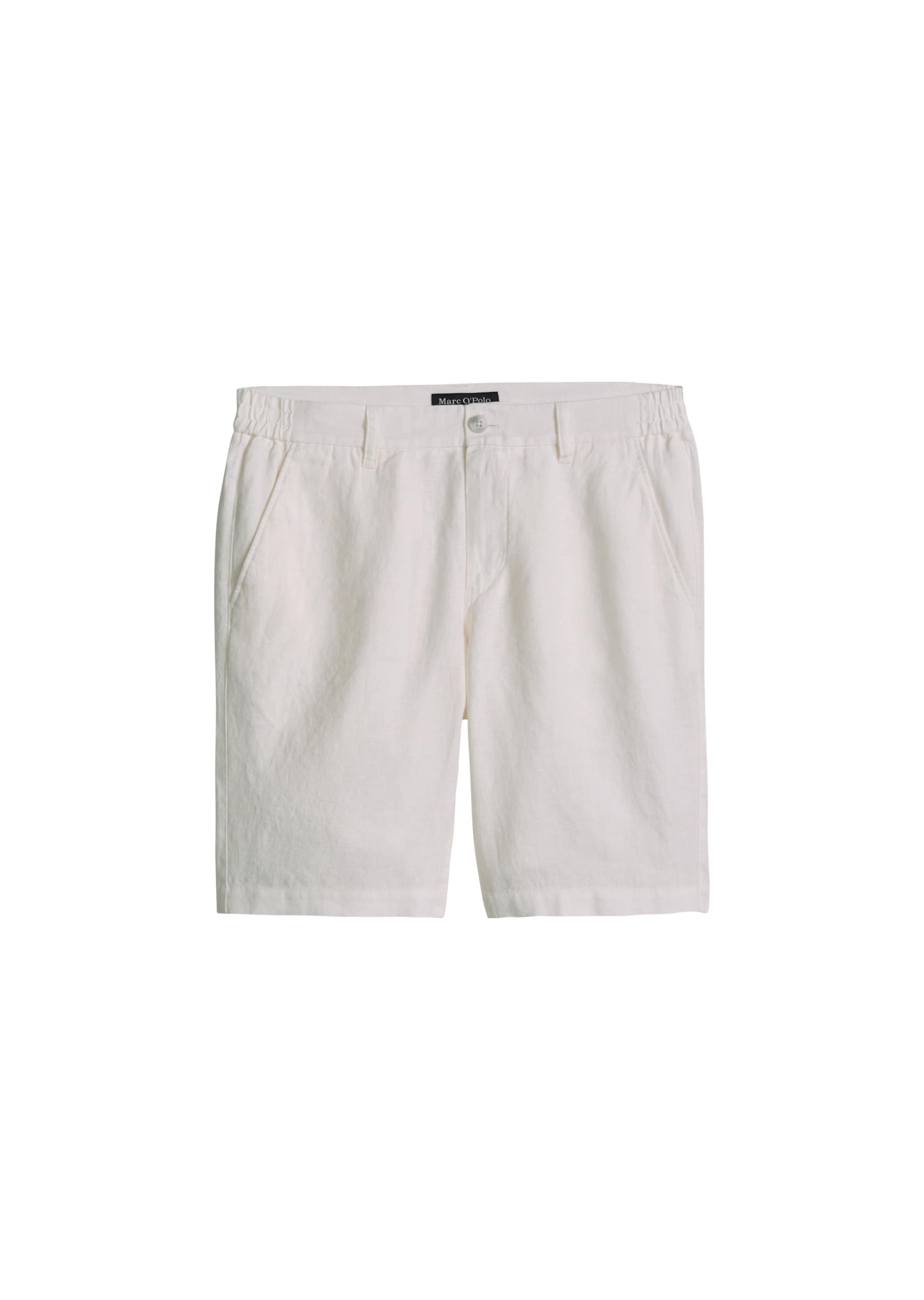 Marc O'Polo Regular Trousers 'Reso' in White: front