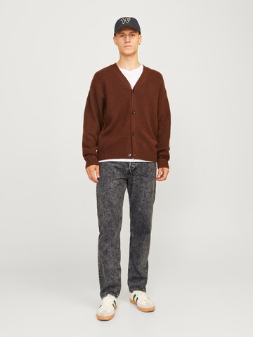 JACK & JONES Loosefit Jeans 'JJIChris JJOriginal' i svart