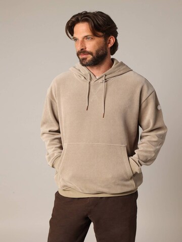Sweat-shirt 'Toroy' Deeluxe en beige : devant