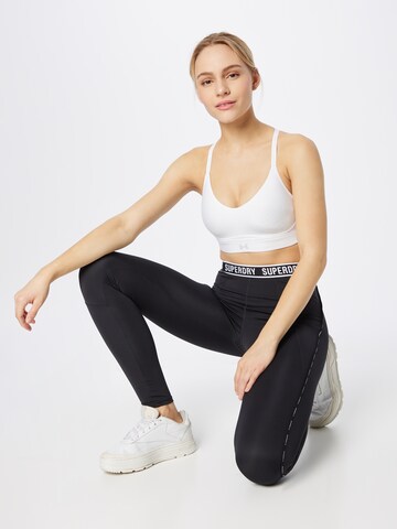 Superdry Skinny Sportovní kalhoty – černá