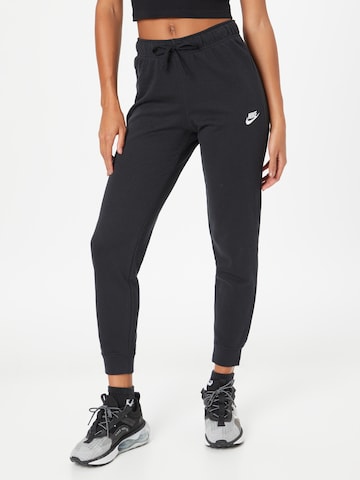 Tapered Pantaloni di Nike Sportswear in nero: frontale