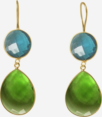 Gemshine Earrings in Gold: front