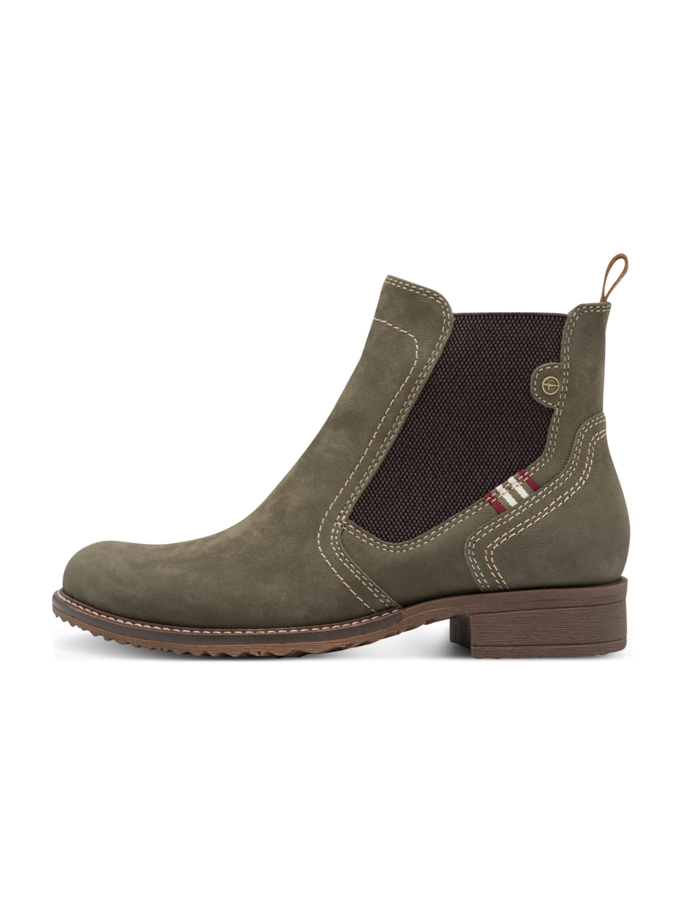 Tamaris Chelsea Boots in Green