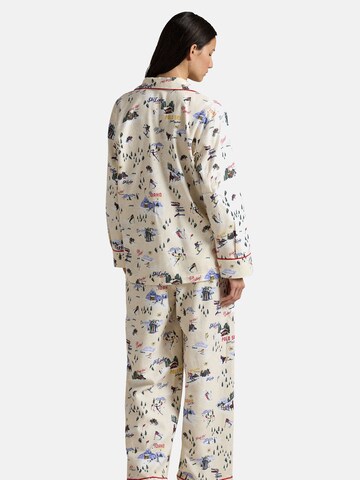 Polo Ralph Lauren Pyjama ' Madison PJ Set ' in Geel