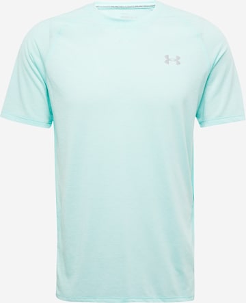 UNDER ARMOUR Functioneel shirt 'Streaker' in Blauw: voorkant