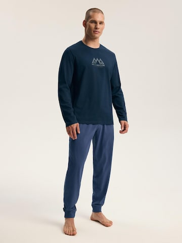 Henderson Pajamas long 'Fin' in Blue: front