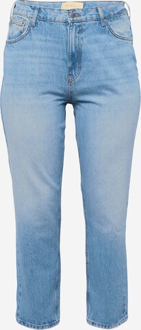 ONLY Curve Regular Jeans 'ROBYN' in Blauw: voorkant
