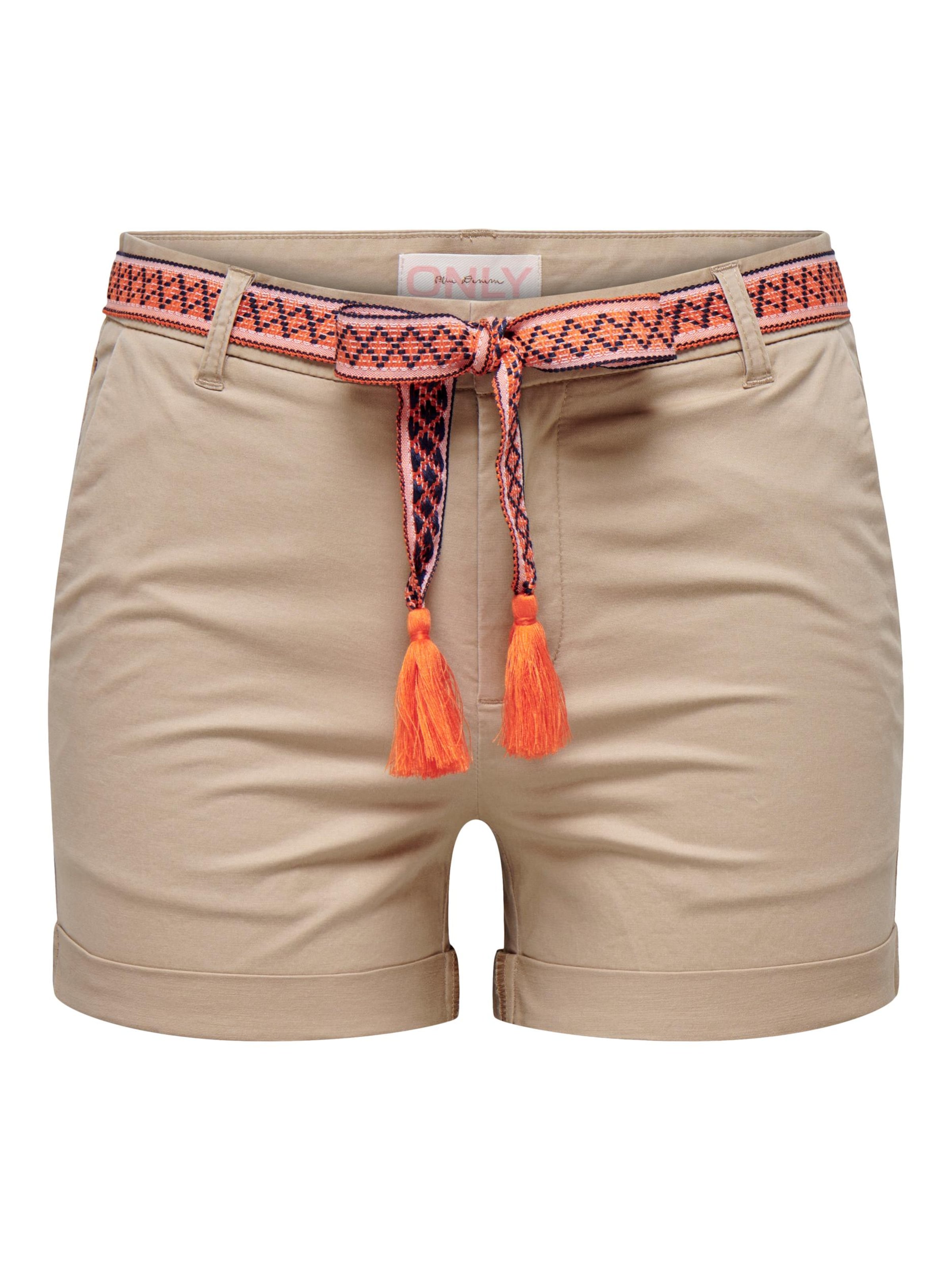 Regular Pantalon chino 'Georgia' ONLY en beige : devant