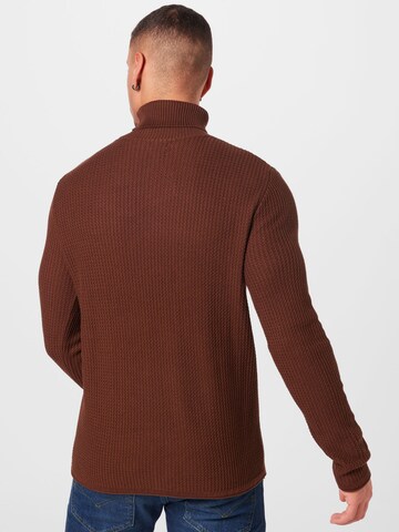 Pull-over 'BLUCARLOS' JACK & JONES en marron