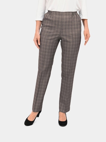 Goldner Regular Trousers in Beige: front
