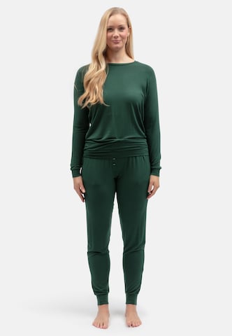 Pantaloncini da pigiama 'Ember' di Cyberjammies in verde