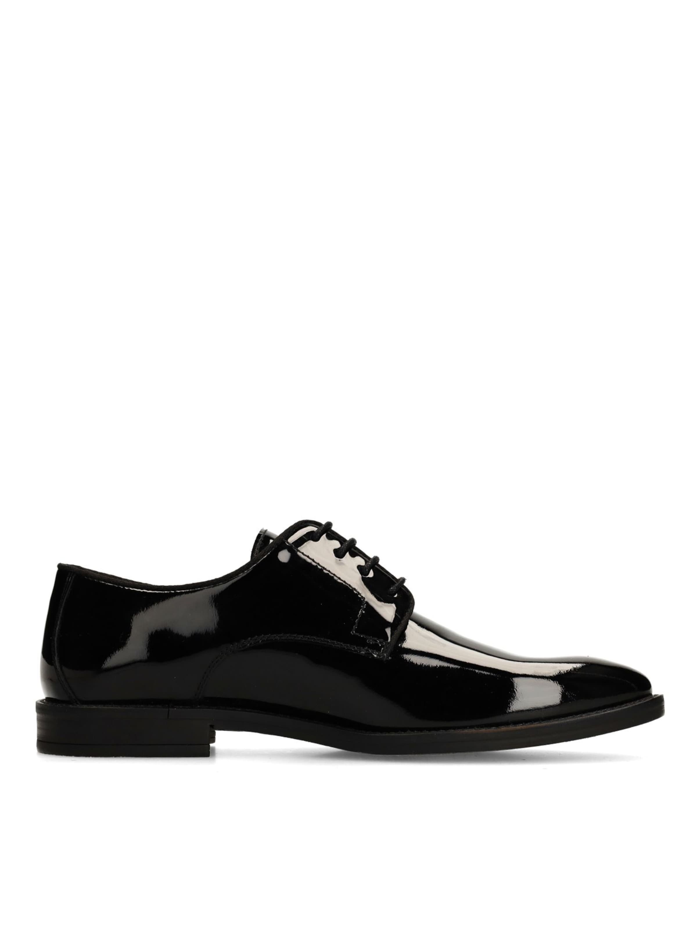 Chaussure à lacets 'Derby' MANFIELD en noir