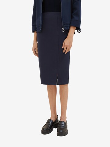 TOM TAILOR Rok in Blauw: voorkant