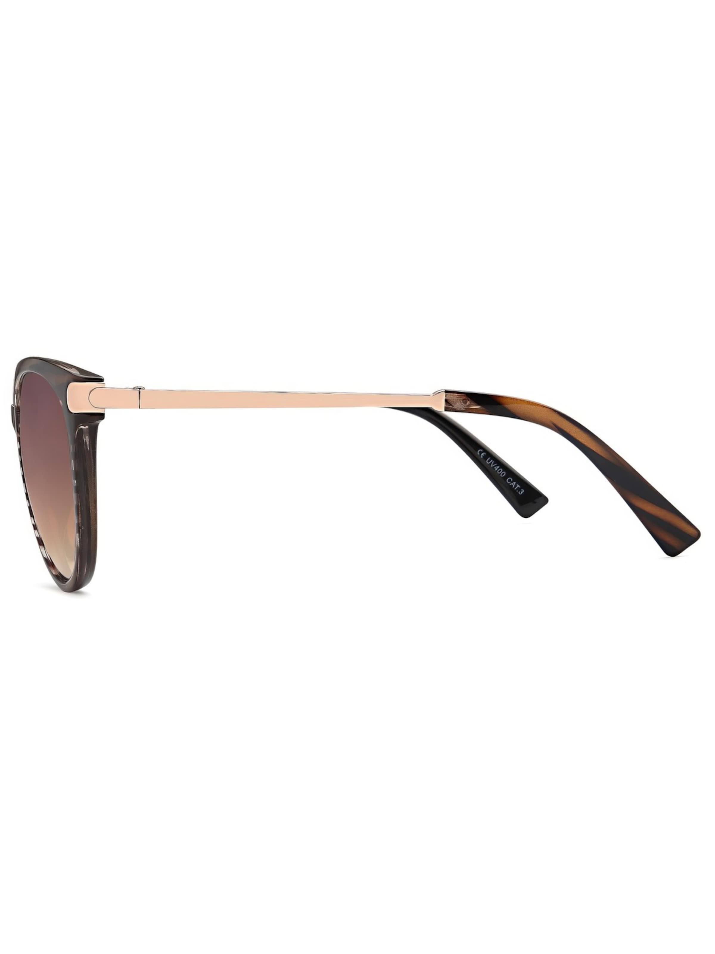 styleBREAKER Sonnenbrille 'Cat-Eye Sonnenbrille'‌‌‌ in Braun