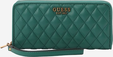 GUESS Wallet 'MAILA' in Green: front