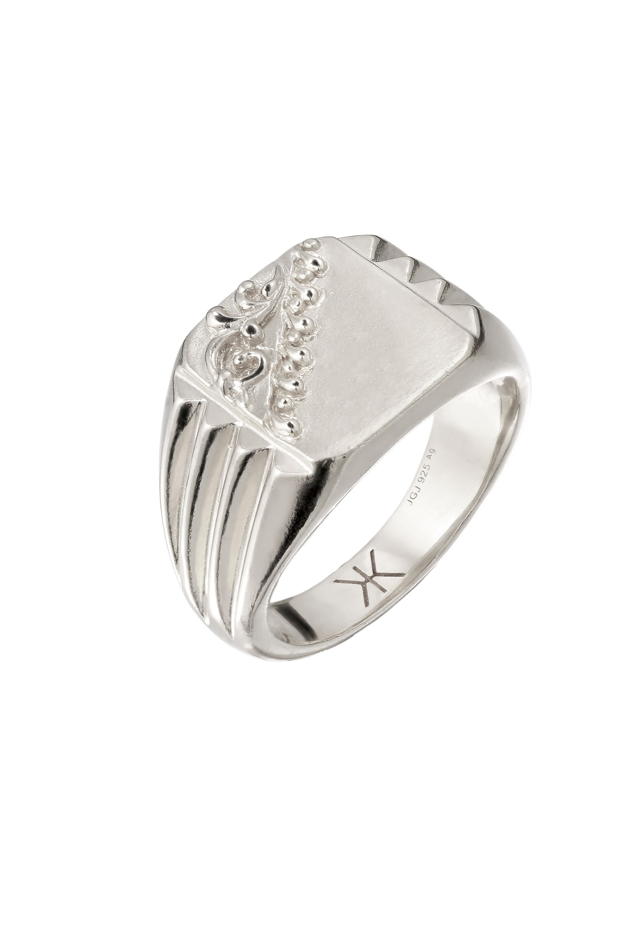 KUZZOI Ring in Silver: front