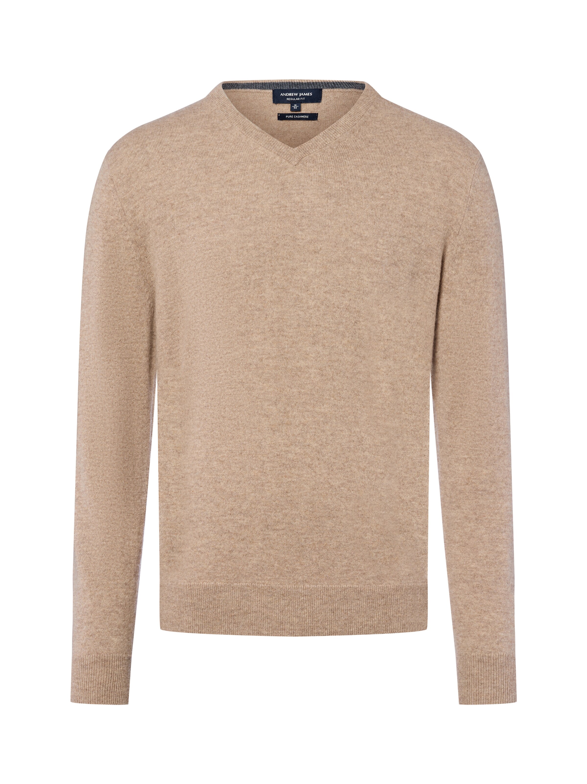 Pull-over Andrew James en beige : devant
