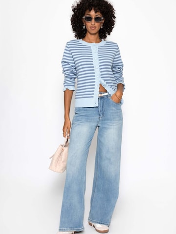 SASSYCLASSY Knit Cardigan in Blue