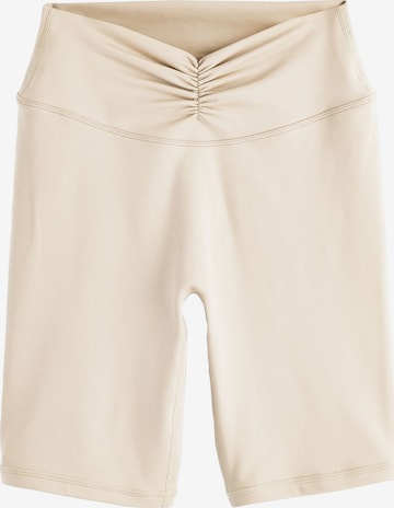 Skinny Leggings self. en beige : devant