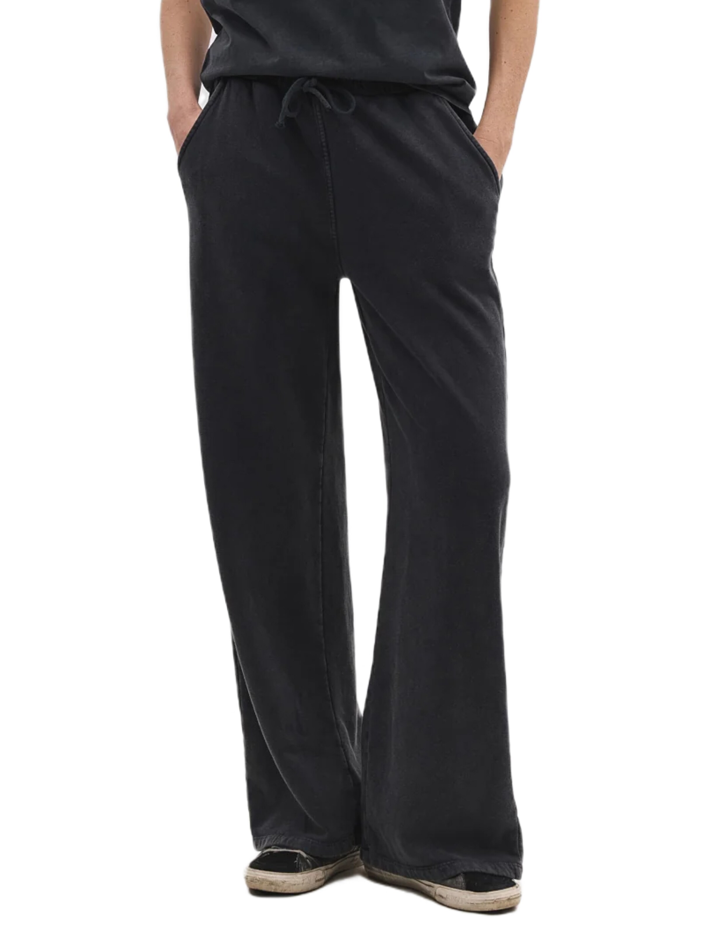 Loosefit Pantalon No Matter What en noir : devant