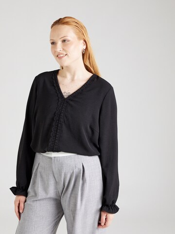 Vero Moda Curve Bluza 'VMCALVA' | črna barva: sprednja stran
