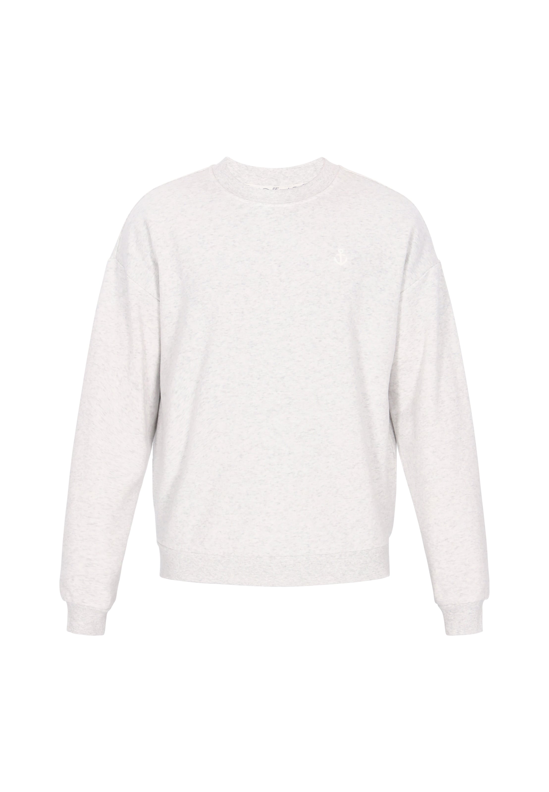Sweat-shirt DreiMaster Vintage en blanc : devant