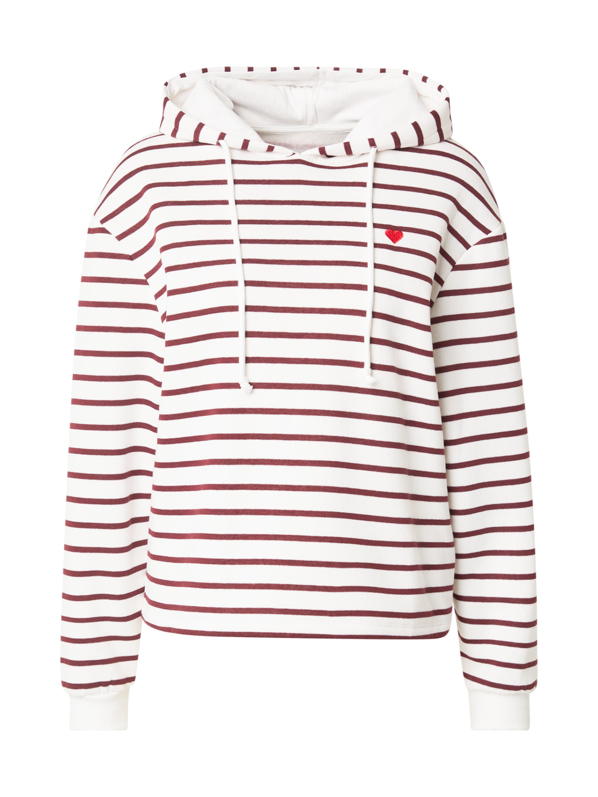 PIECES Mikina 'PCCHILLI' - Biela: predná strana