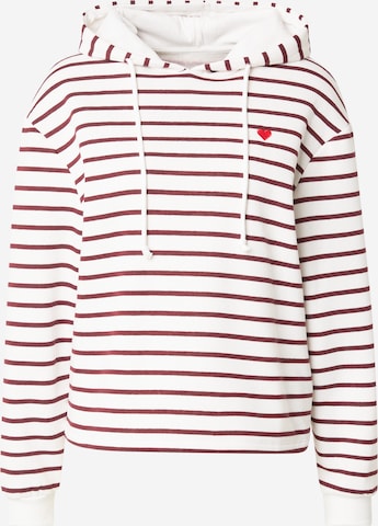 PIECES Sweatshirt 'PCCHILLI' in White: front