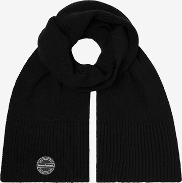 BRUNO BANANI Scarf ' BYRD ' in Black: front