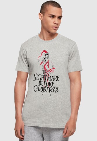 T-Shirt 'The Nightmare Before Christmas - Santa' ABSOLUTE CULT en gris : devant