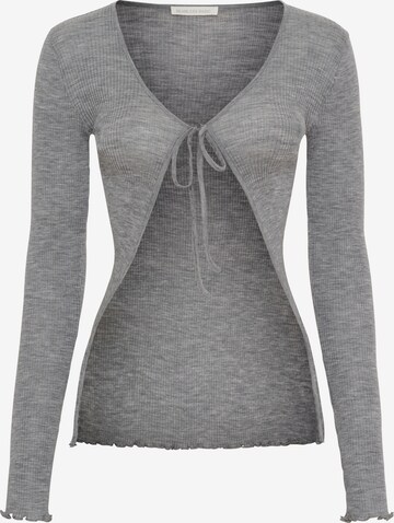 Seamless Basic Cardigan i grå: forside