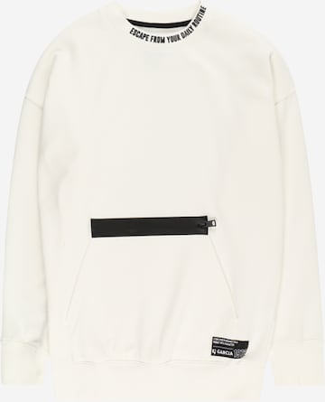 GARCIA Sweatshirt in White: front