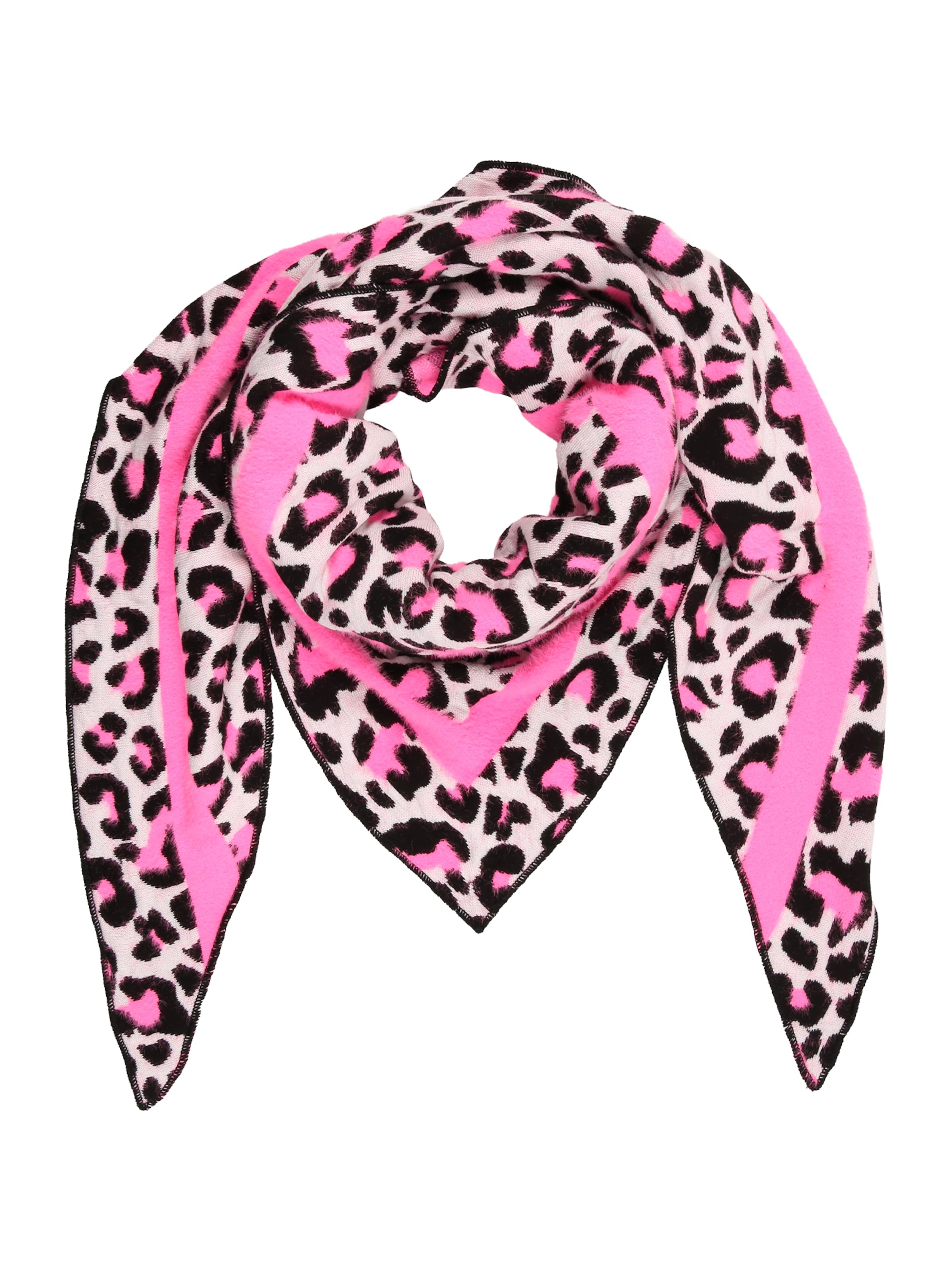 Zwillingsherz Chusta 'Love Is Love' w kolorze czarny: przód