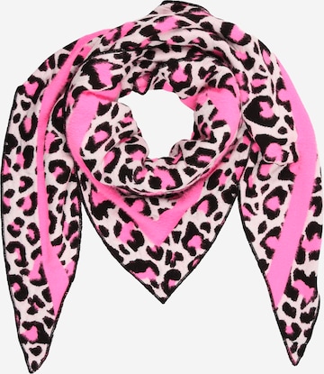 Foulard 'Love Is Love' Zwillingsherz en noir : devant