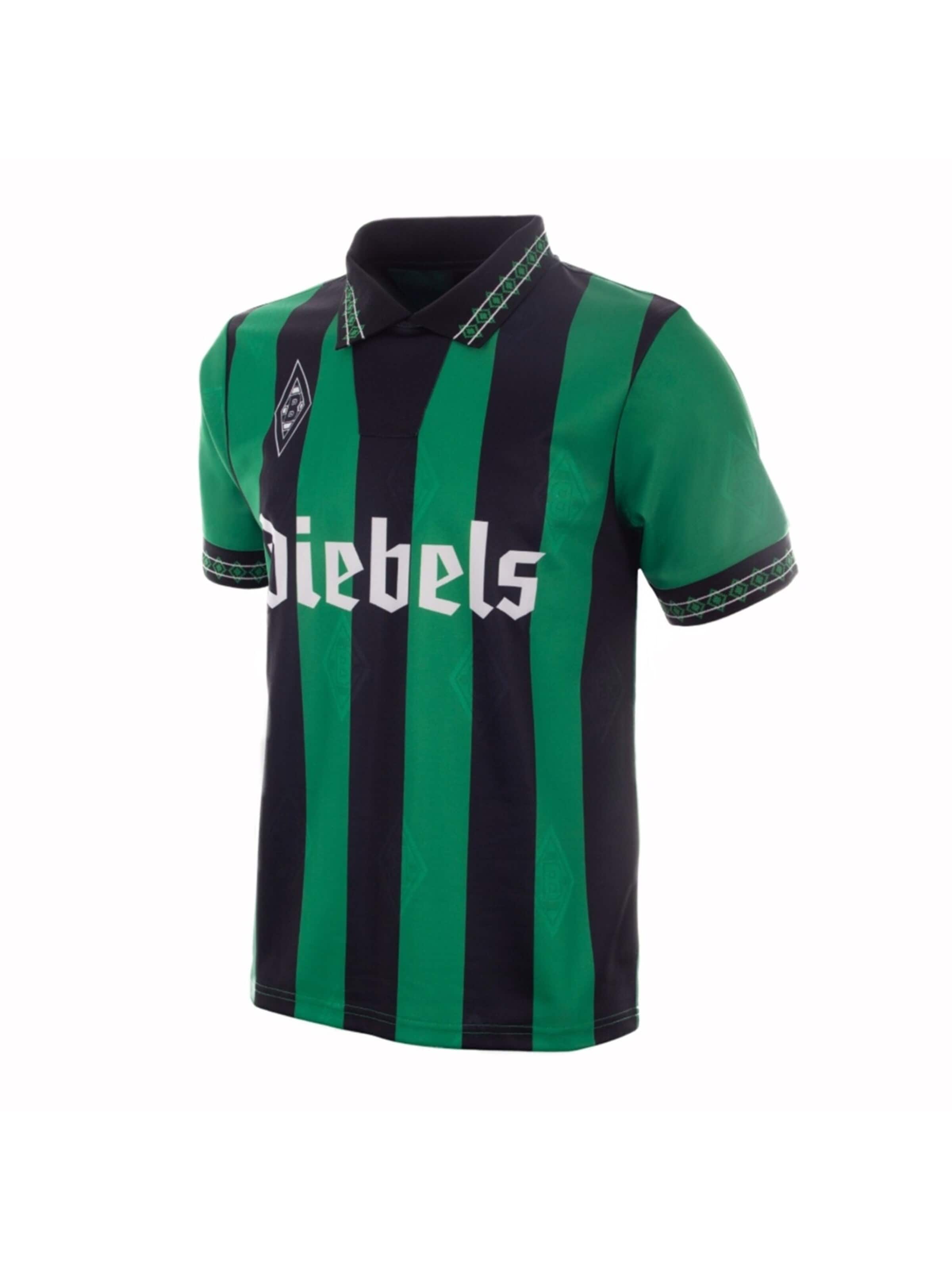 Copa Jersey 'Retro Borussia Mönchengladbach 1995-96' in Green: front