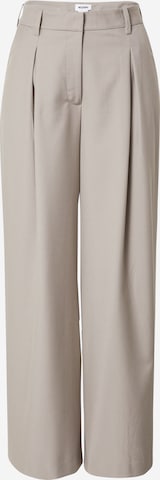 WEEKDAY Pleat-Front Pants 'Indy' in Grey: front