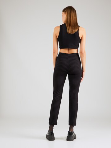 Lindex - Slimfit Pantalón 'Petra' en negro