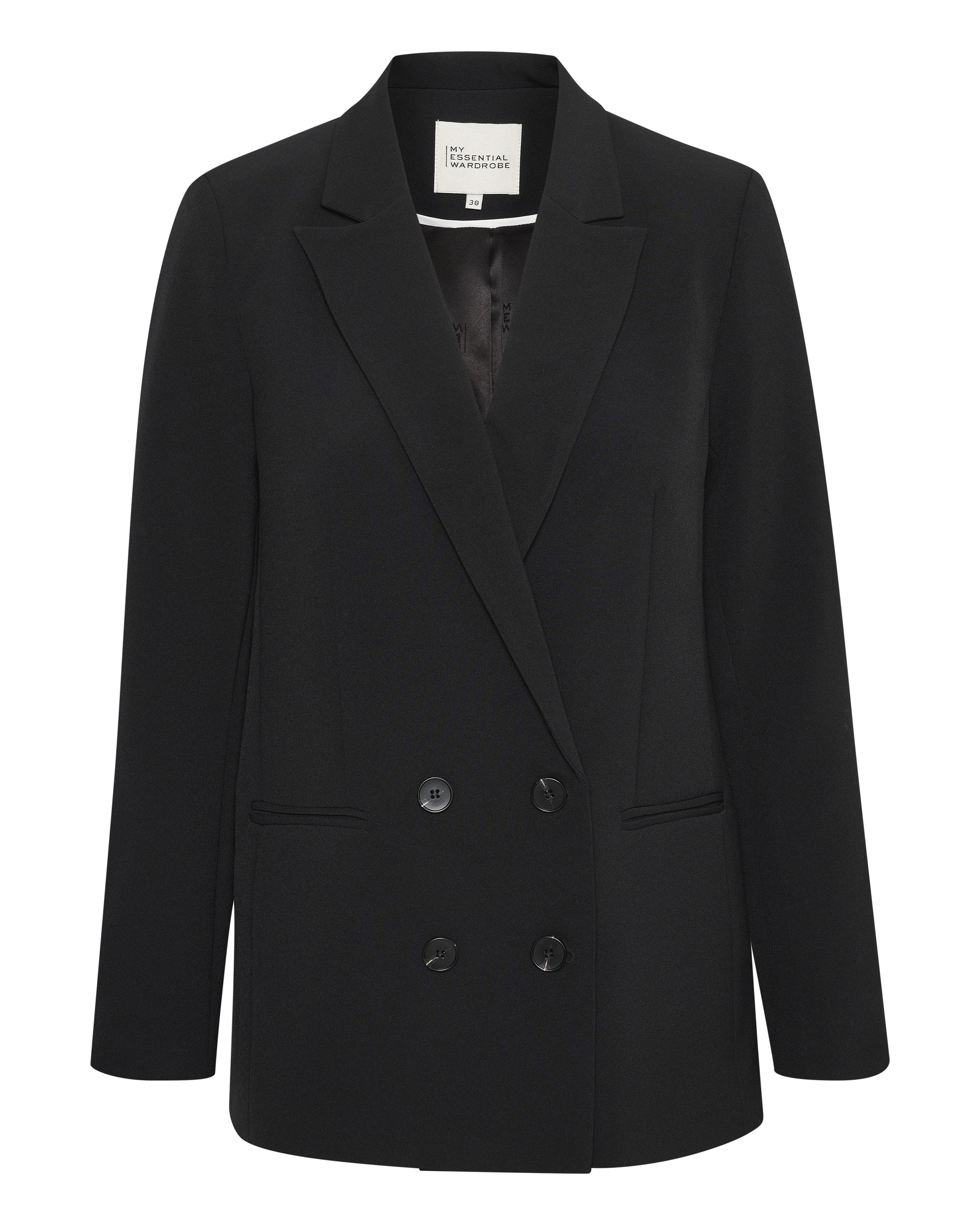 My Essential Wardrobe Bleiser, värv must: eest vaates