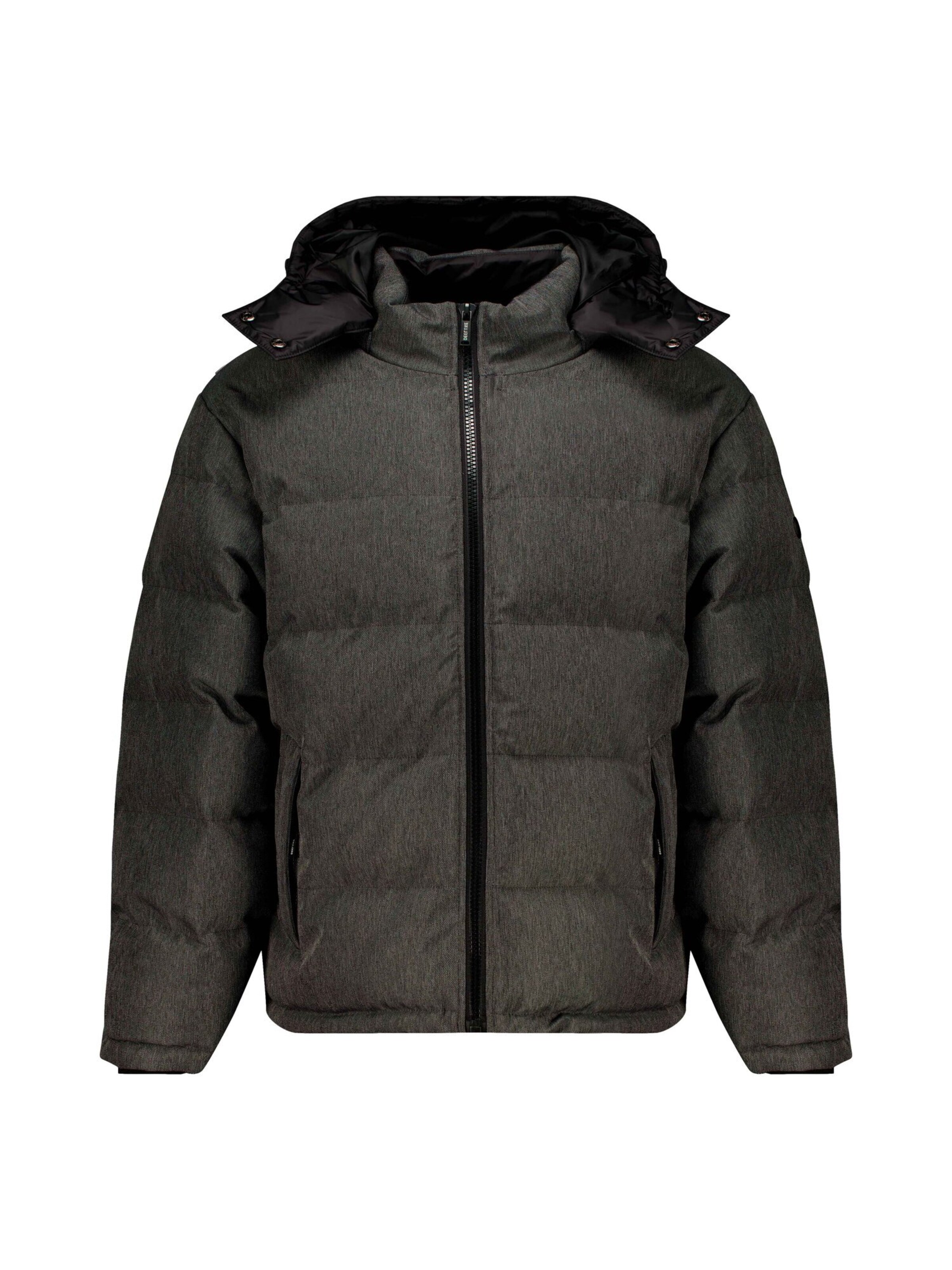 Deeluxe Between-Season Jacket 'IRZAL' in Grey: front