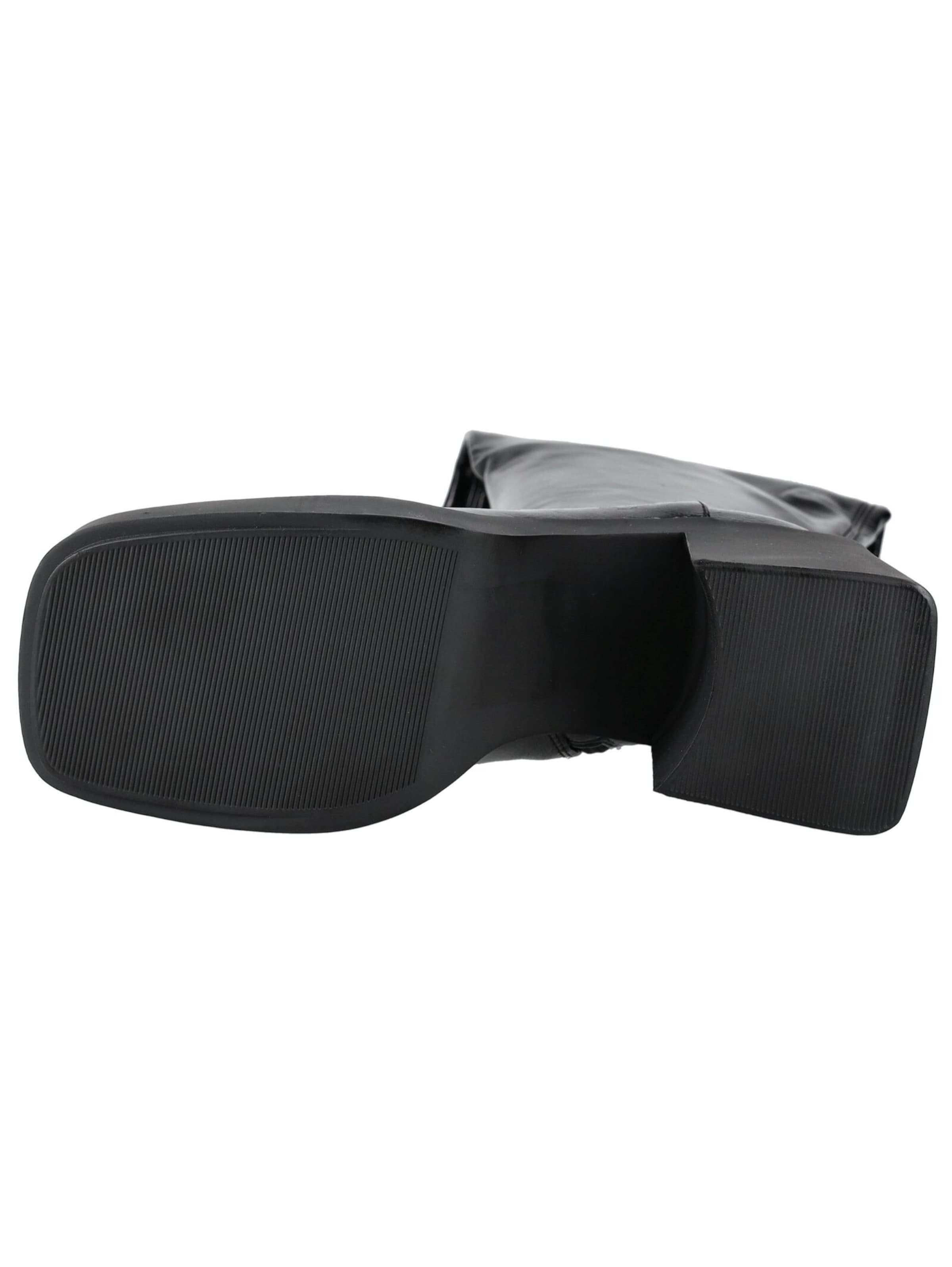 STEVE MADDEN Overknees in Black