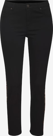 LASCANA - Skinny Vaquero en negro: frente