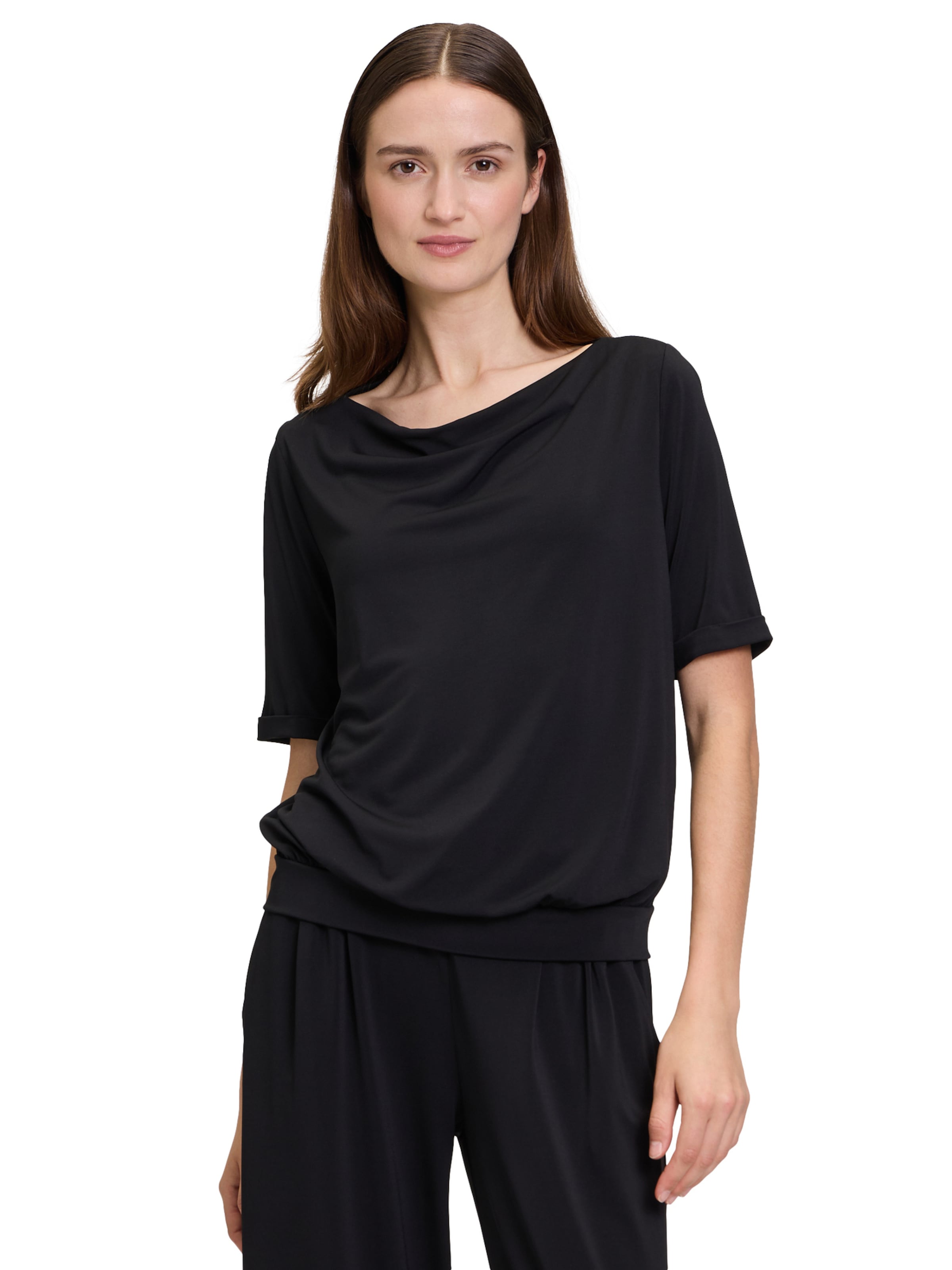 T-shirt Betty Barclay en noir : devant
