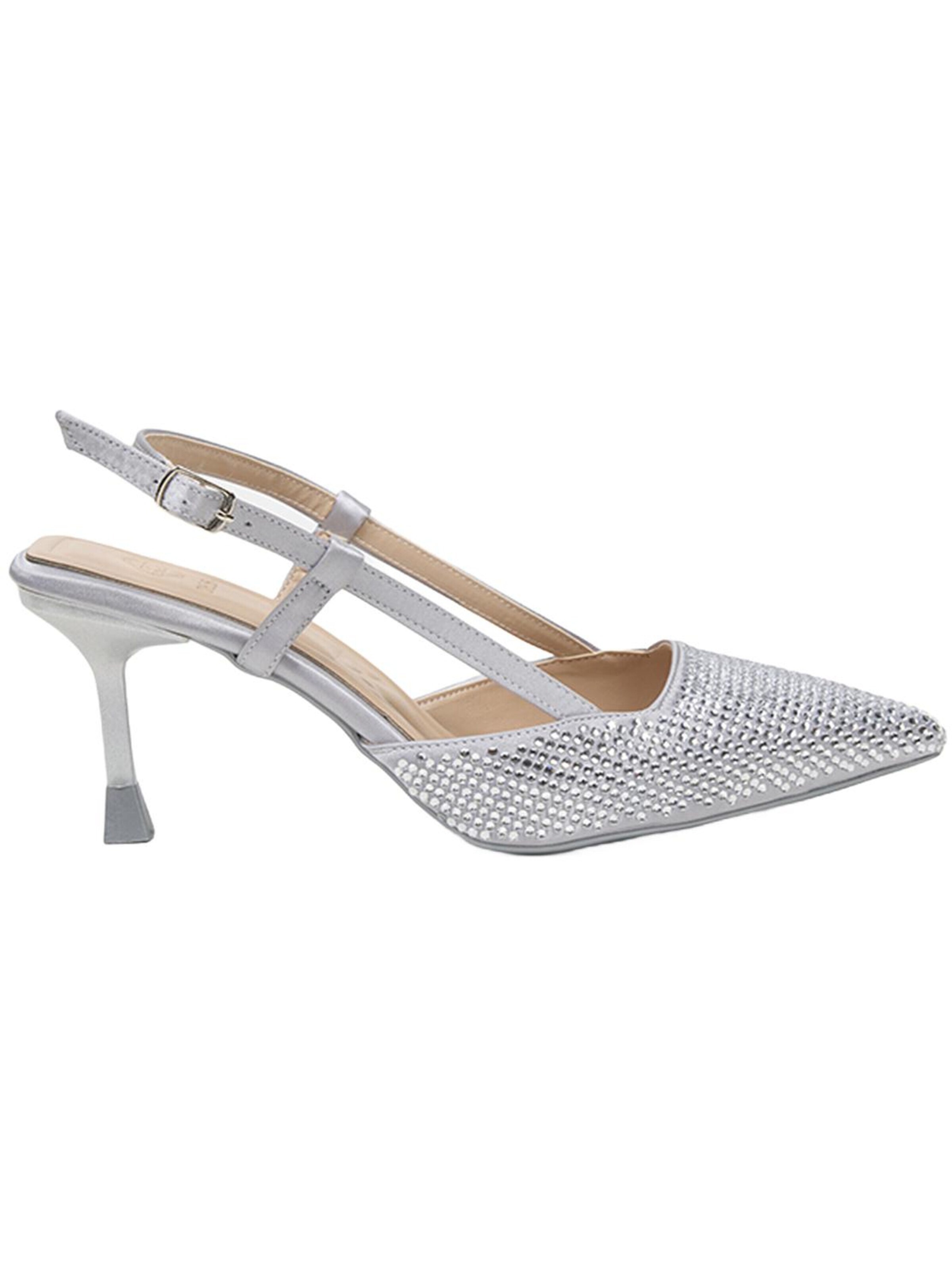Desa Slingback pumps 'Stilett' in Silver