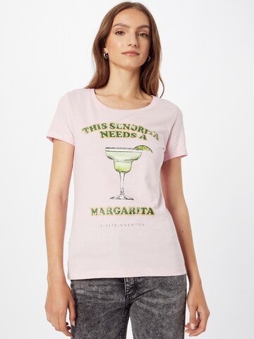 EINSTEIN & NEWTON T-Shirt 'This Seniorita Needs A…' in Pink: Vorderseite