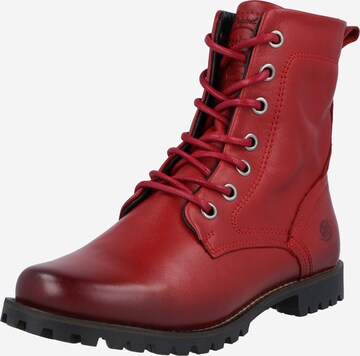 Dockers by Gerli Lace-up bootie in Red: front