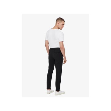 Les Deux Slimfit Hose 'Como' in Schwarz: Vorderseite