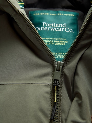 Parka mi-saison Portland Outerwear Company en vert